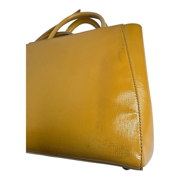 Fendi Yellow Leather 2Jours 2way Crossbody Tote Bag 920FF51 - Picture 5 of 16